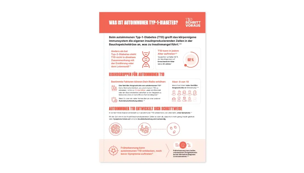Vorschau: T1D und Früherkennung: Kurzinformation